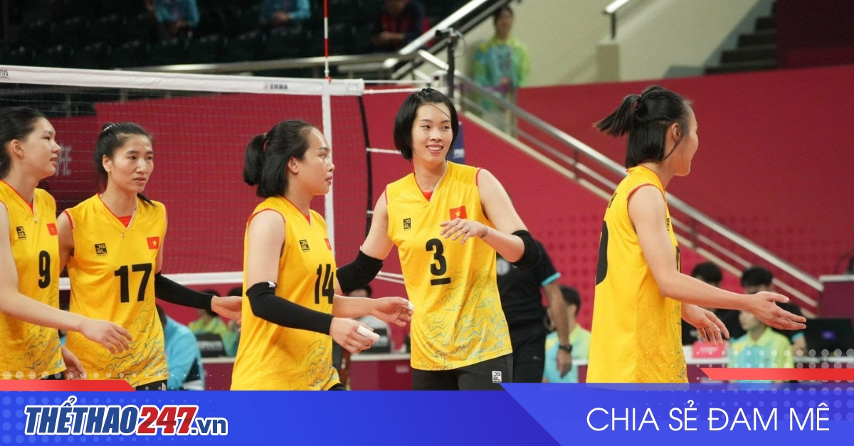 Kết quả bóng chuyền nữ ASIAD 19 Việt Nam vs Nepal Chiến thắng đầu tiên