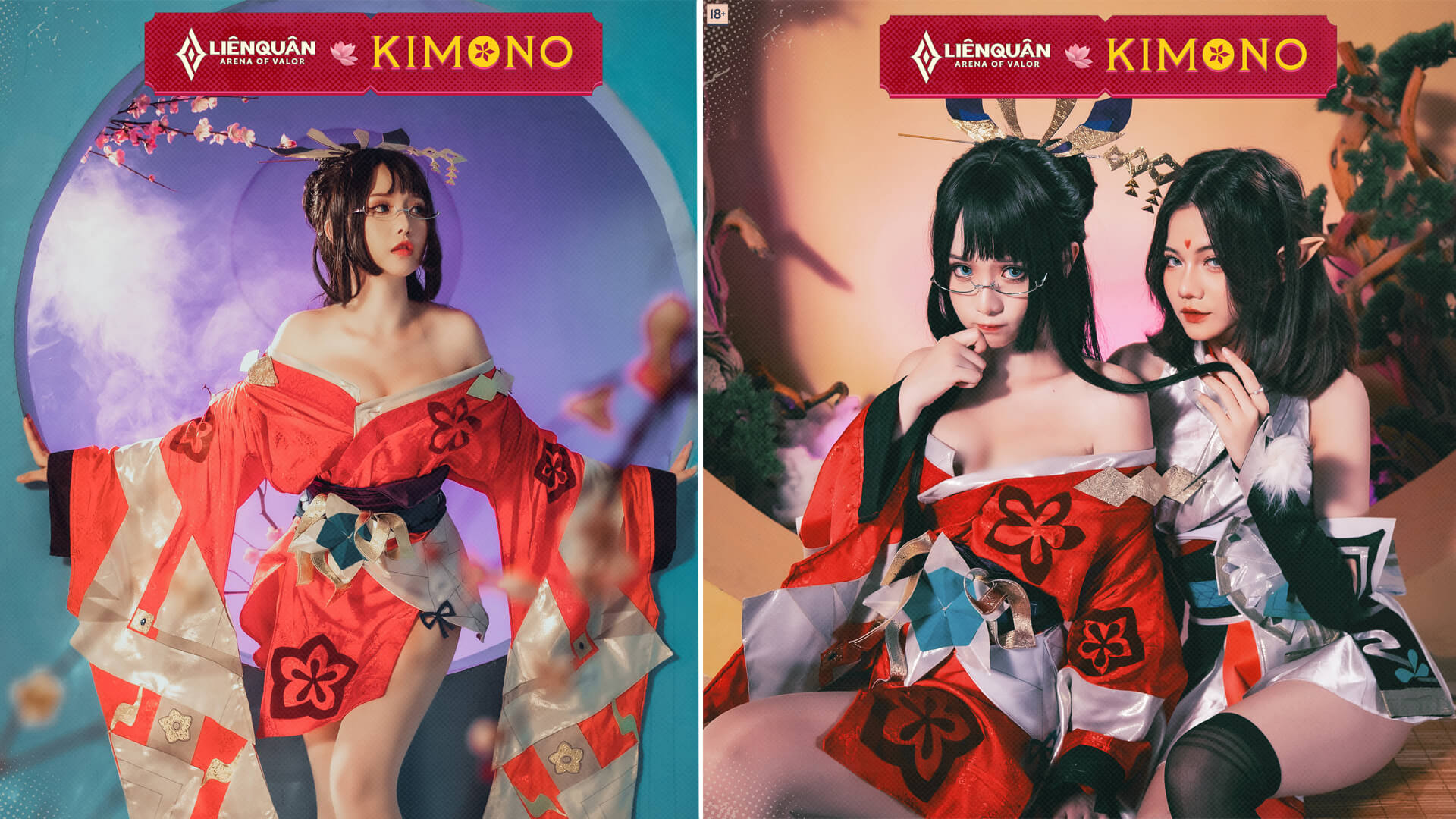 Liên Quân Mobile ra mắt bộ ảnh cosplay Veres Kimono cực kỳ gợi cảm