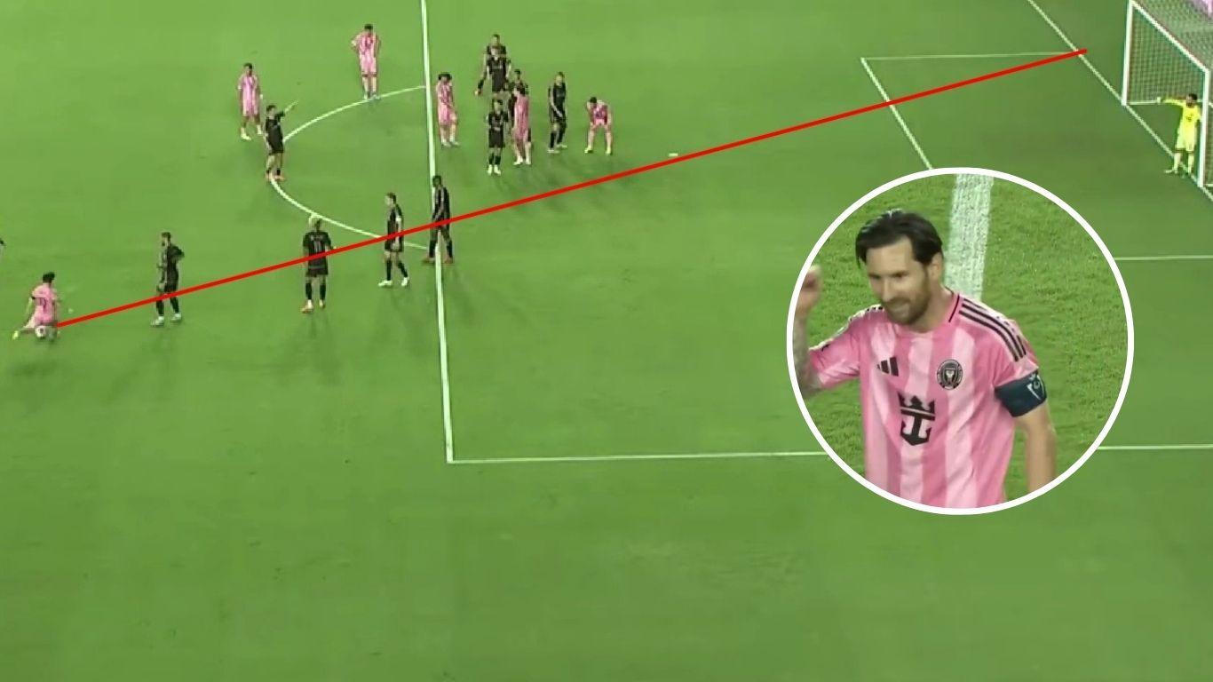 Trọng tài 'bẻ còi', gây tranh cãi khi từ chối siêu phẩm đá phạt của Messi