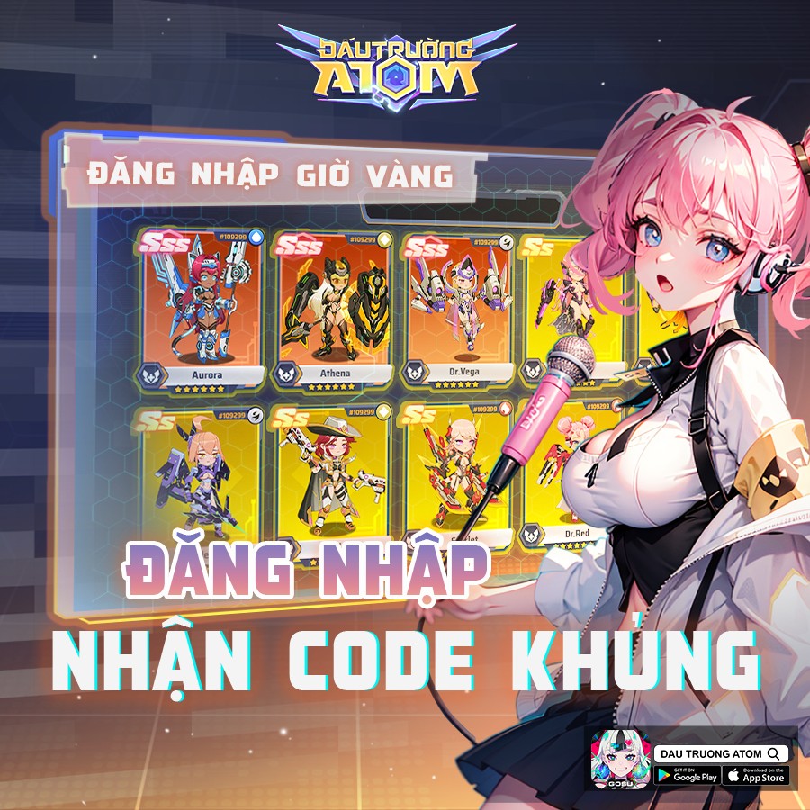 Code Đấu trường ATOM mới nhất và cách nhập