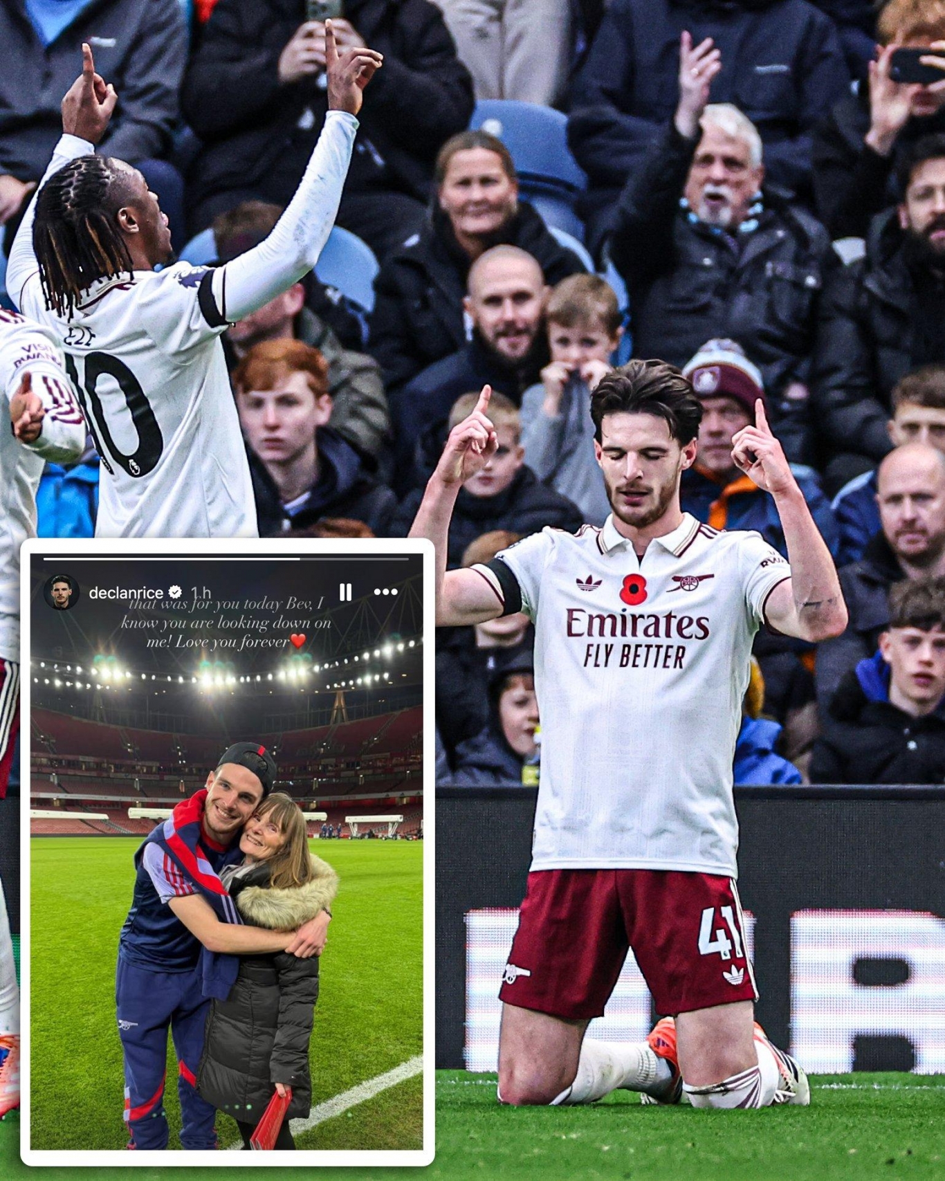 Hai 'mảnh ghép vàng' giúp Declan Rice thăng hoa tại Arsenal