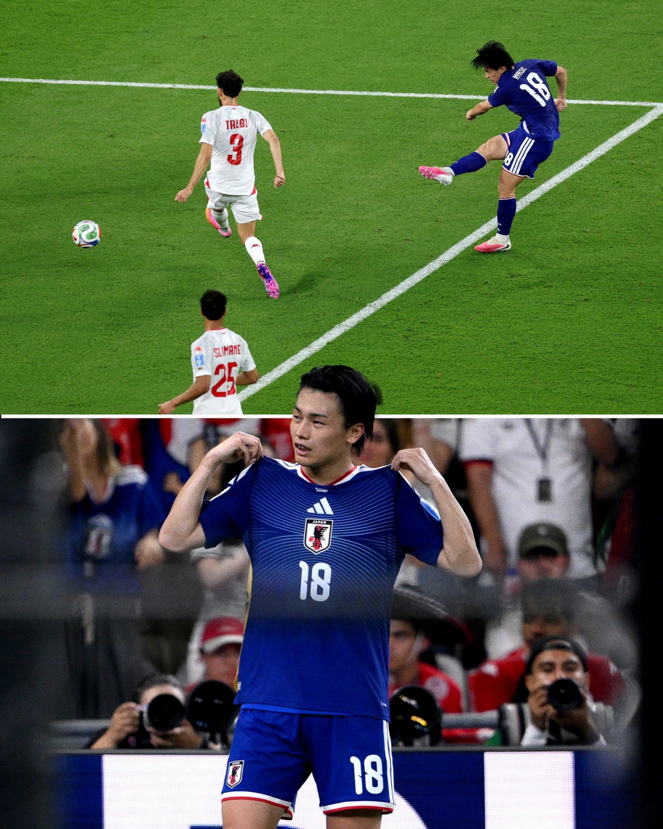 Thị uy sức mạnh, Nhật Bản loại Tunisia khỏi World Cup 2026 854547