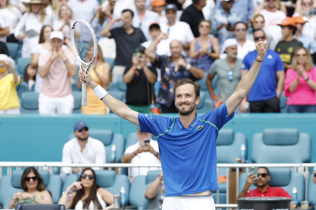 Kết quả tennis Miami Open 2023 ngày 3/4 Daniil Medvedev vô địch