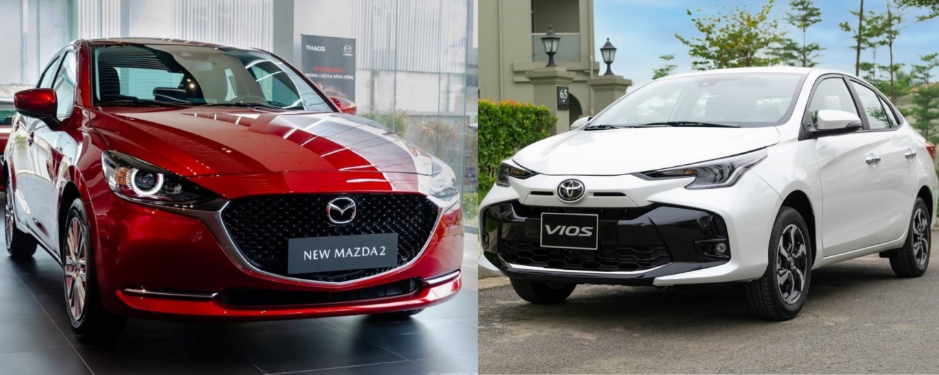 So sánh Mazda2 và Toyota Vios: Nên chọn xe nào? 332724