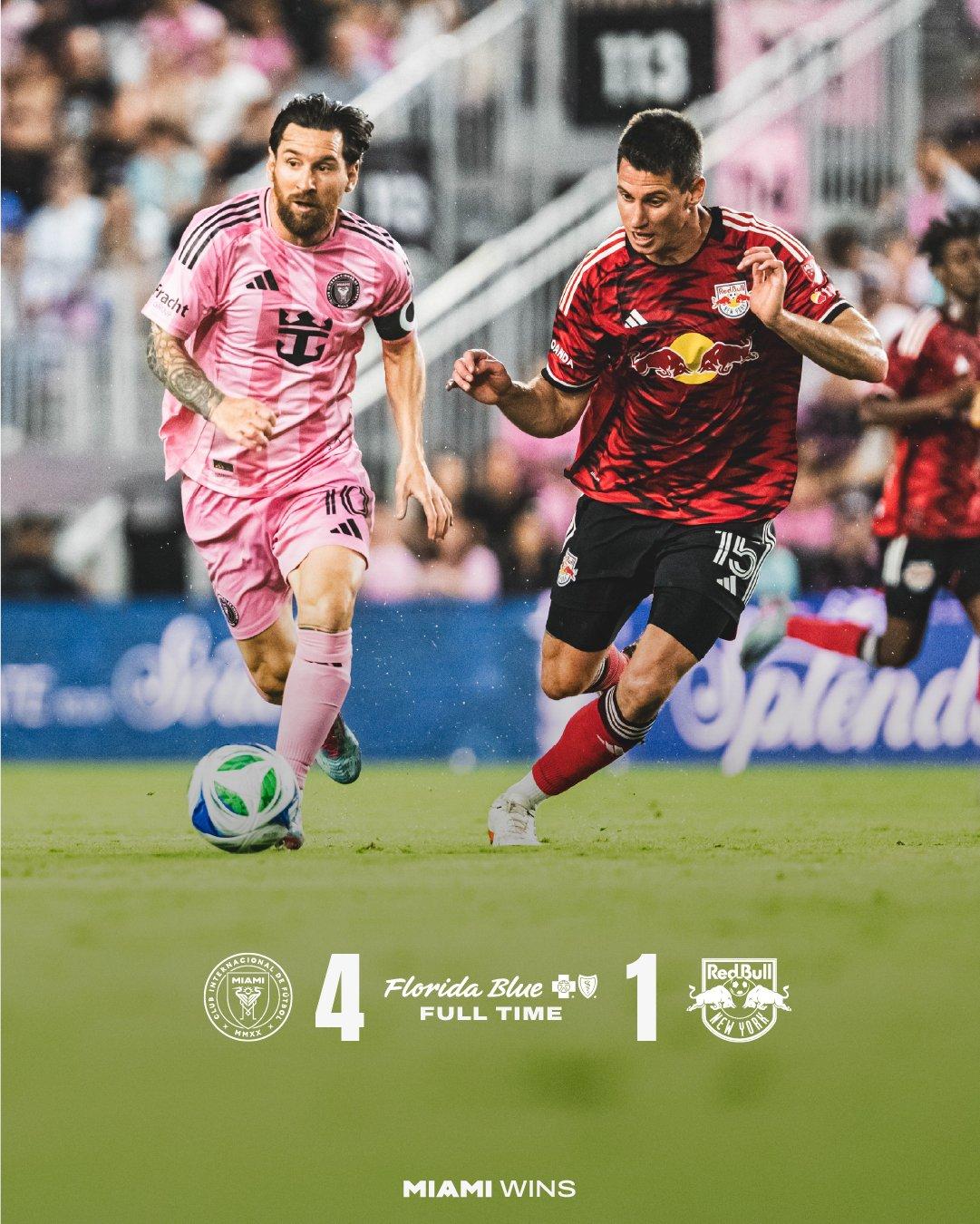 Kết quả - tỷ số Inter Miami vs New York RB: Messi thông nòng