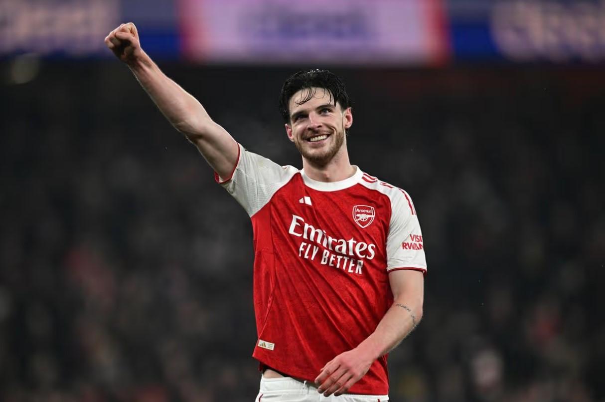 Dewan Rice Lỡ lời vì hưng phấn, Declan Rice khiến fan Arsenal 'giật mình'