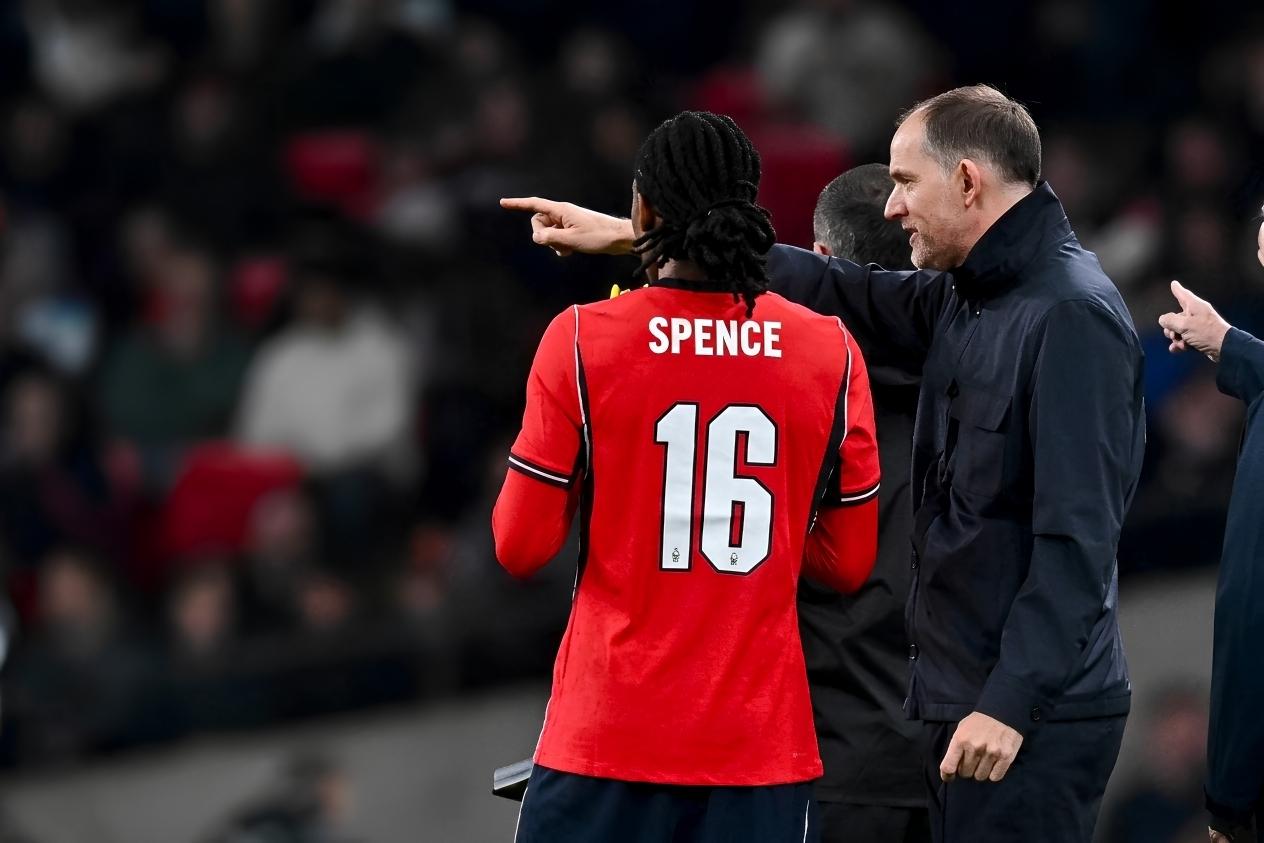 HLV Tuchel là người đã trao cơ hội cho Spence ra mắt tuyển Anh