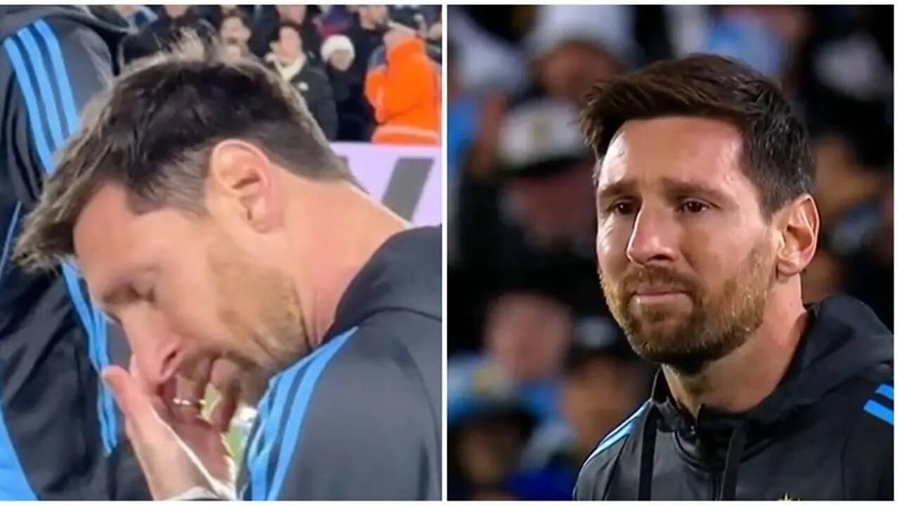 Messi rơi lệ trong trận đấu cuối cùng ở Argentina