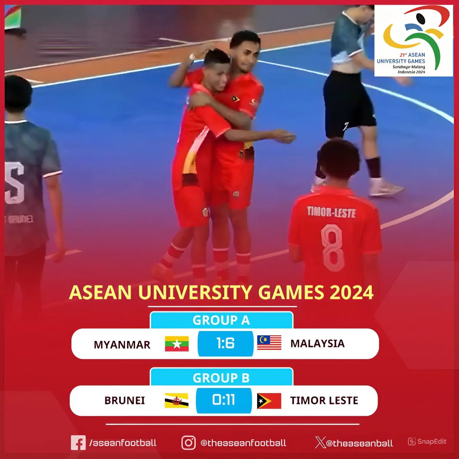 Đông Timor thắng 11-0, chiếm ngôi đầu của Thái Lan 