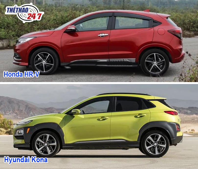 So sánh Honda HRV và Hyundai Kona Xe cỡ B chọn Nhật hay Hàn