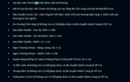 DTCL 13.18: Chi tiết bản cập nhật DTCL Mùa 9.5 326115