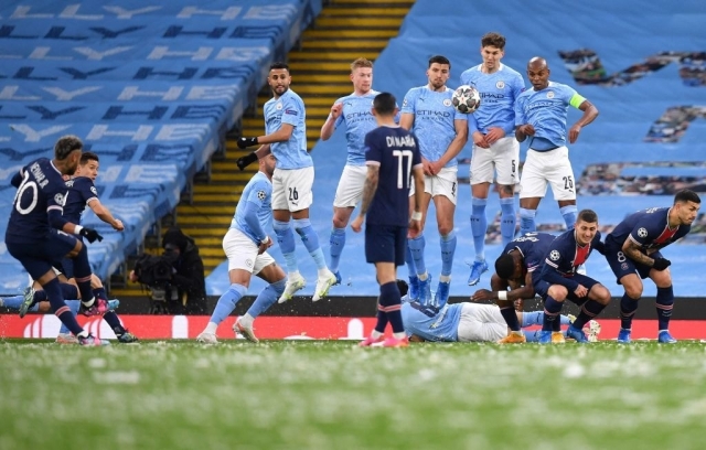 Trực tiếp Man City 1-0 PSG: Mahrez mở tỷ số 42120
