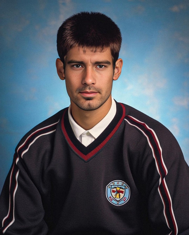 Fan thích thú khi Pep có tóc, Grealish hóa Beckham trong bộ ảnh độc lạ của Man City 343502