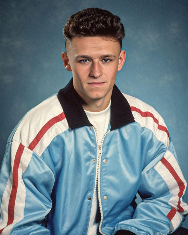 Fan thích thú khi Pep có tóc, Grealish hóa Beckham trong bộ ảnh độc lạ của Man City 343504