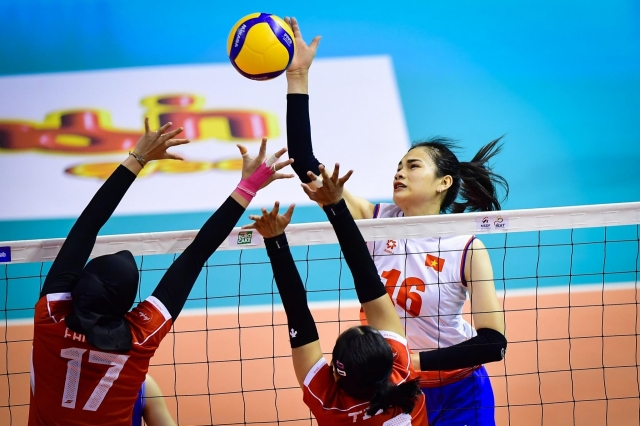 Bóng chuyền nữ Việt Nam quyết thắng trận mở màn SEA V.League 2025 676088