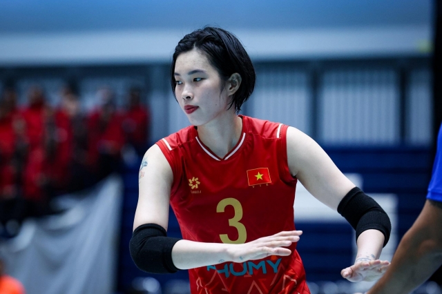 Bóng chuyền nữ Việt Nam thắng áp đảo trận ra quân SEA V.League 2025 676294