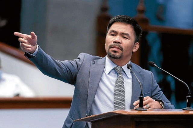 Huyền thoại quyền Anh Manny Pacquiao lập thành tích khó tin ở giải bóng rổ tại quê nhà 329656