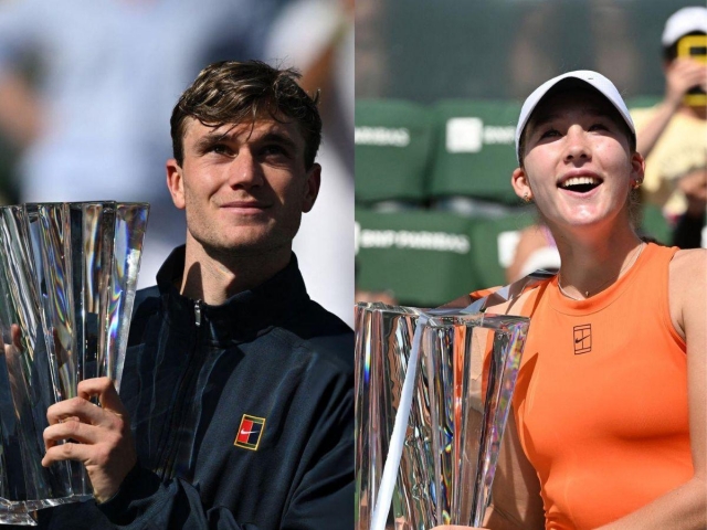 Jack Draper, Mirra Andreeva lần đầu đăng quang Indian Wells-605802