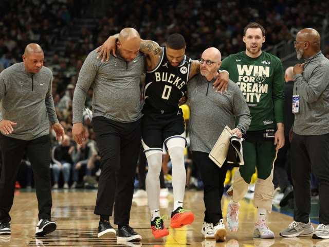 Siêu sao Damian Lillard dính chấn thương cực nặng, nghỉ thi đấu dài hạn-627559
