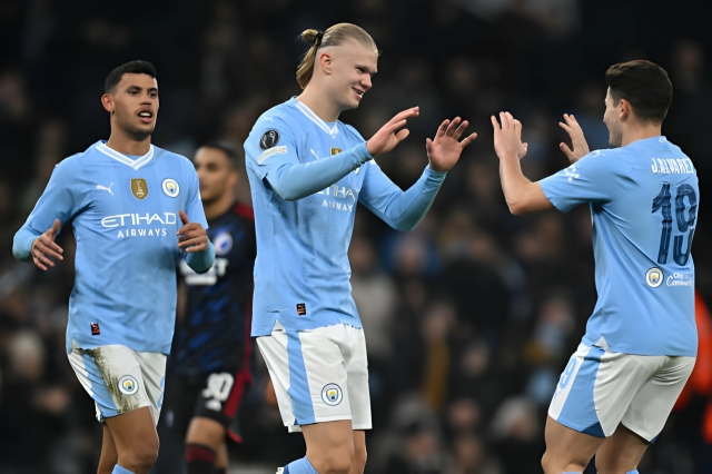 Haaland tỏa sáng, Man City hiên ngang tiến vào tứ kết Cúp C1 2023/24 417342