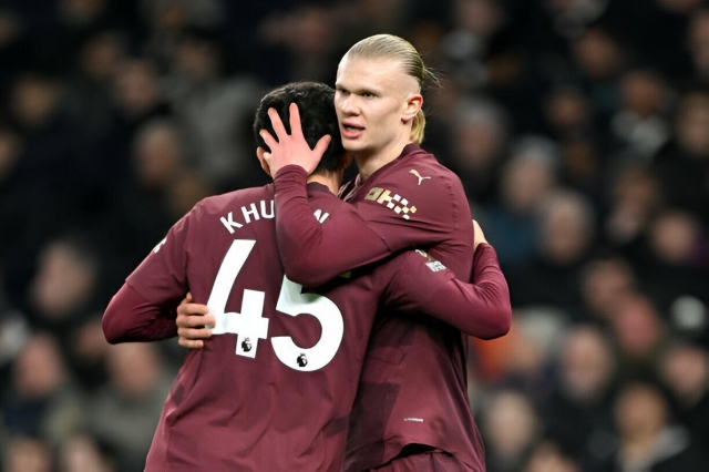 Haaland nổ súng, Man City thắng nghẹt thở Tottenham 598058