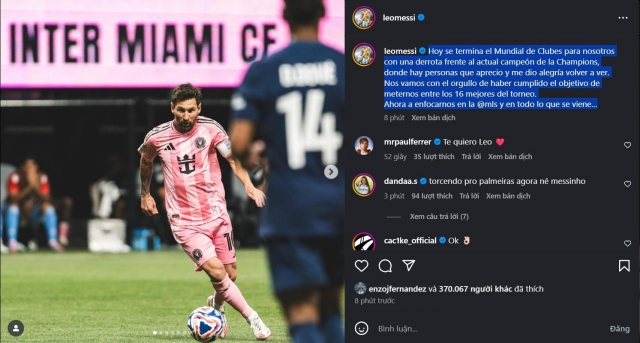 Messi phá vỡ sự im lặng sau khi Inter Miami thua 4 bàn 657639