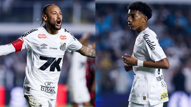 Neymar xô xát với con trai Robinho