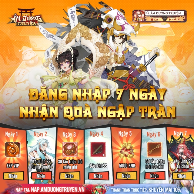 Code Âm Dương Truyện MỚI NHẤT 2022 và cách nhập 210519
