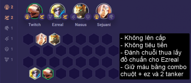 Cách chơi đội hình Ezreal Bang Hội DTCL Mùa 7.5 216509