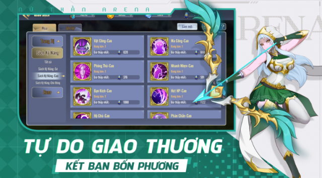 Code Nữ Thần Arena MỚI NHẤT và cách nhập 255158