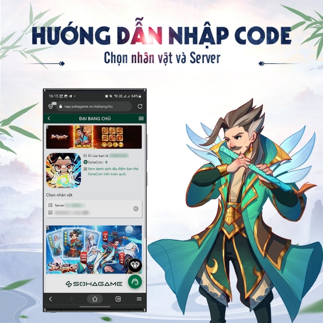 Code Đại Bang Chủ mới nhất và cách nhập 315159