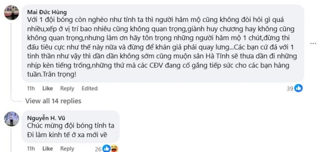 HLV Hà Tĩnh phản pháo ý kiến đá tiêu cực thua 2 đội trụ hạng 641169