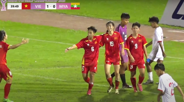 Trực tiếp U19 nữ Việt Nam 2-0 U19 nữ Myanmar: Lợi thế lớn 647402