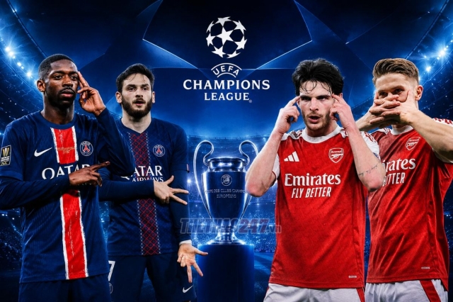 Lịch thi đấu PSG vs Arsenal, chung kết Champions League 2025/26 đá khi nào?