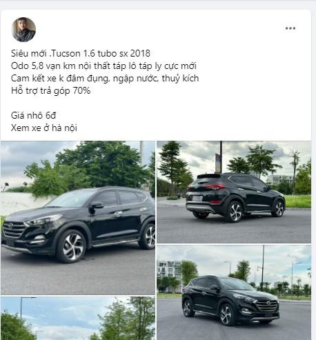 Hyundai Tucson 2018 khấu hao gần 400 triệu đồng sau 6 năm lăn bánh 520570