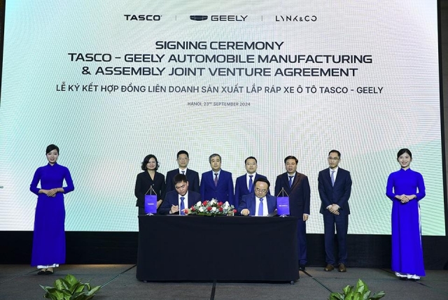 Tasco hợp tác với Geely xây dựng nhà máy tại Thái Bình trị giá 168 triệu USD 532429