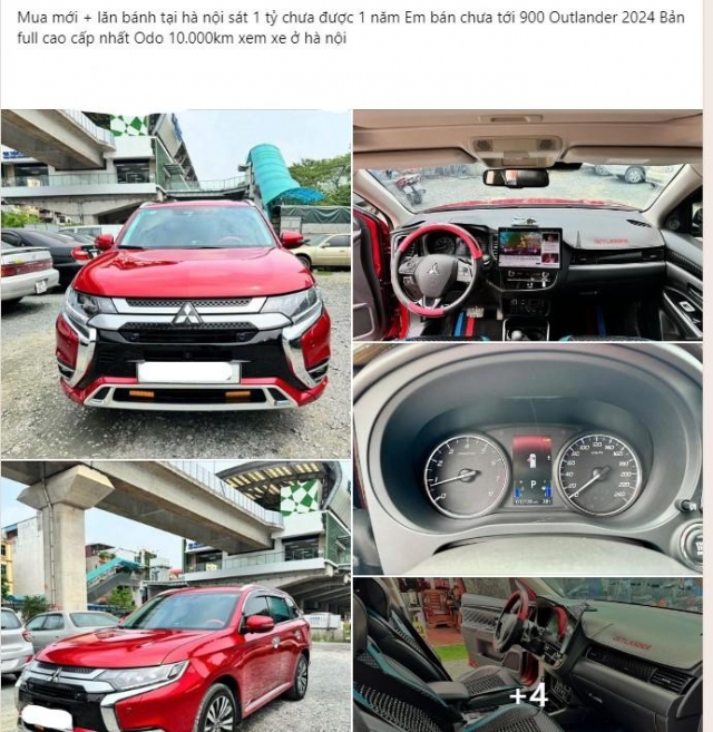 Mitsubishi Outlander 2024 vừa lướt 10.000 km đã vội lên sàn xe cũ 534432