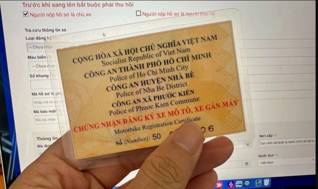 Đổi mới thủ tục mua bán xe tại Thành phố Hồ Chí Minh: Nhanh gọn, không cần công chứng 634092