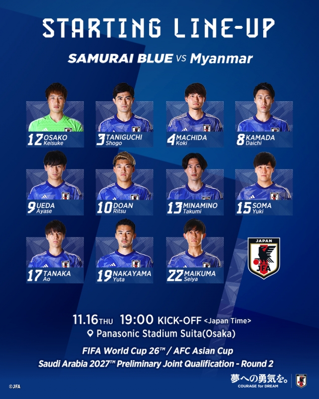 Trực tiếp Nhật Bản vs Myanmar, 17h00 hôm nay 16/11 357518