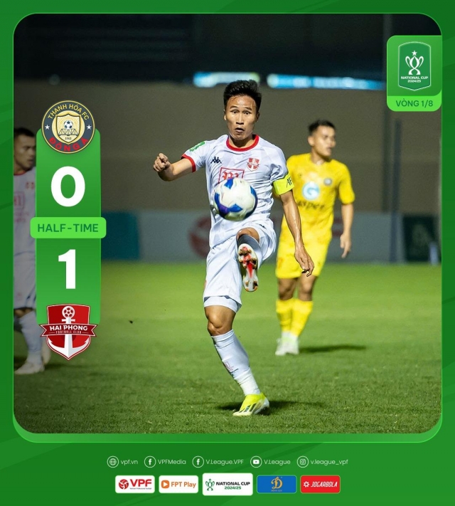 Trực tiếp Thanh Hóa 0-1 Hải Phòng: Bất ngờ xảy ra 600175