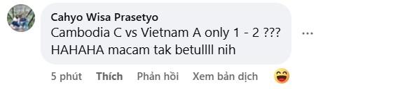 CĐV Indonesia đồng loạt phản ứng khi ĐT Việt Nam thắng Campuchia 607353