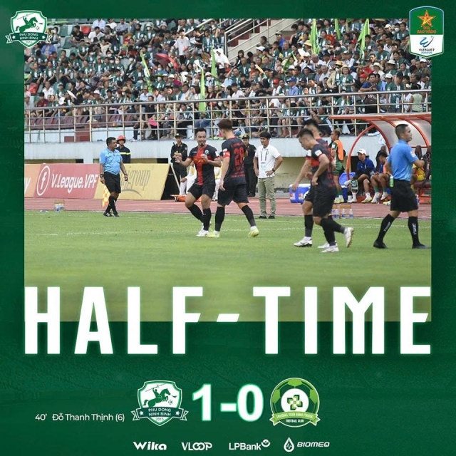 Trực tiếp Ninh Bình 1-0 Bình Phước: Khai thông bế tắc 650027