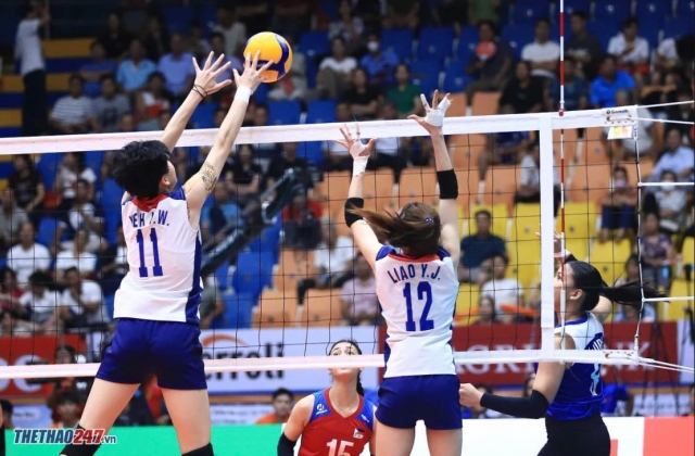 Trực tiếp bóng chuyền Đài Bắc Trung Hoa 2 - 0 Philippines: Bất ngờ suýt nữa đã xảy ra 660814