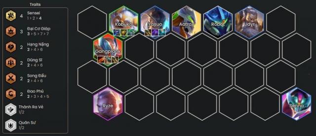 Hướng dẫn chơi đội hình Gangplank Sensei DTCL mùa 15 679500