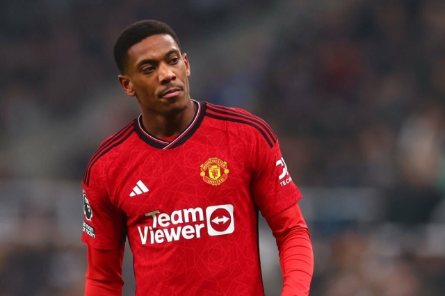 Martial trong trận gặp Newcastle