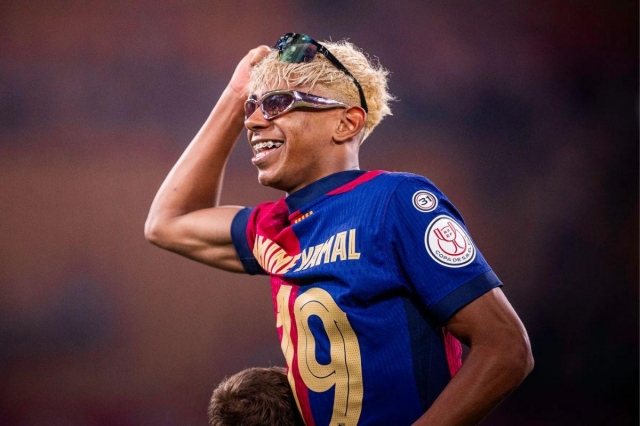 Yamal vừa vô địch Cúp Nhà Vua cùng Barca, anh có riêng cho mình 2 kiến tạo ở trận CK (Nguồn: Trang chủ CLB)