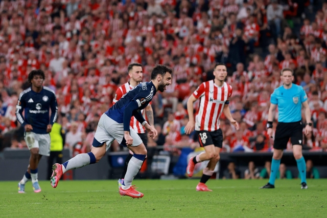 Quả phạt đền và tấm thẻ đỏ đã chấm dứt mọi hi vọng của Bilbao. Nguồn: Hayters
