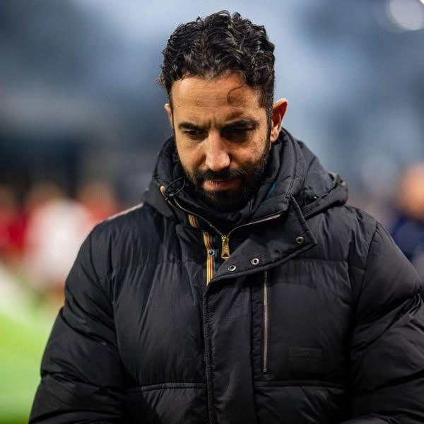 HLV Ruben Amorim sẽ đối diện với sức ép cực lớn nếu Man Utd không thể vô địch Europa League mùa giải này. Ảnh: CLB