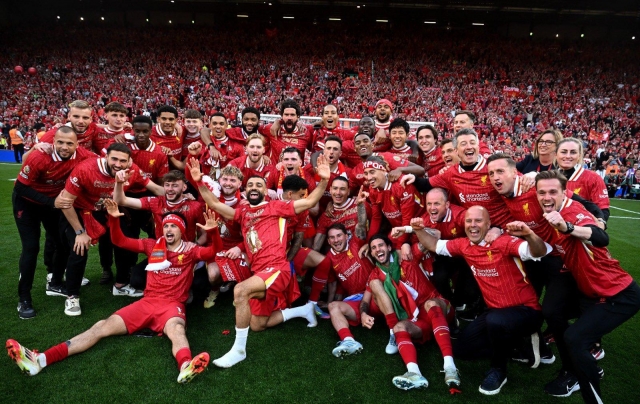 Salah và Liverpool có một mùa giải thi đấu ấn tượng (nguồn ảnh: Twitter)