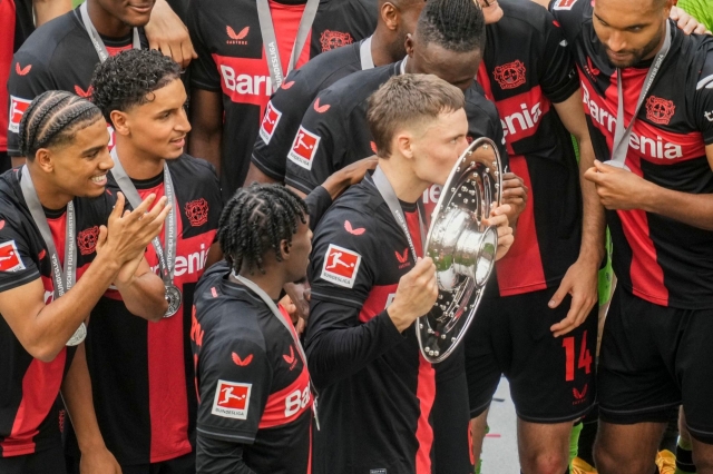 Florian Wirtz đã cùng Leverkusen vô địch Bundesliga. Nguồn: The Independent